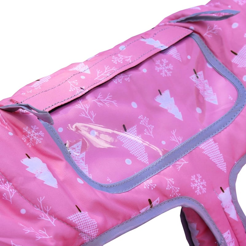 Gowraps 2-in-1 Shopping Cart and High Chair Cover-Grocery Cart Cover for Babies Toddlers Infants Resturant Highchair Cover-Padded Folds to Portable Pouch for Baby Boy Girl (Pink Tree) - Image 5